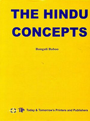cover image of The Hindu Concepts